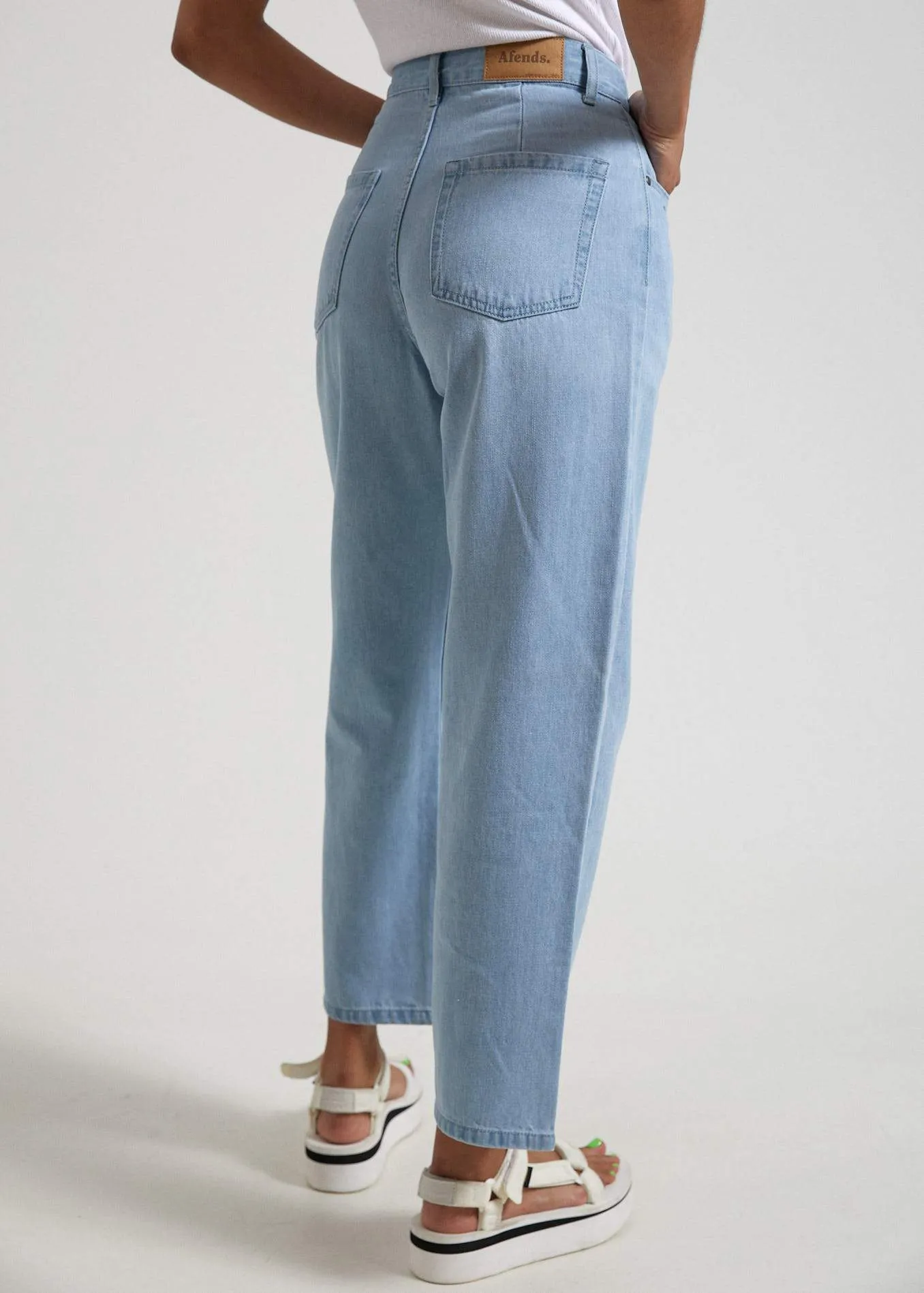 Shelby  - Hemp Denim High Waist Wide Leg Jeans