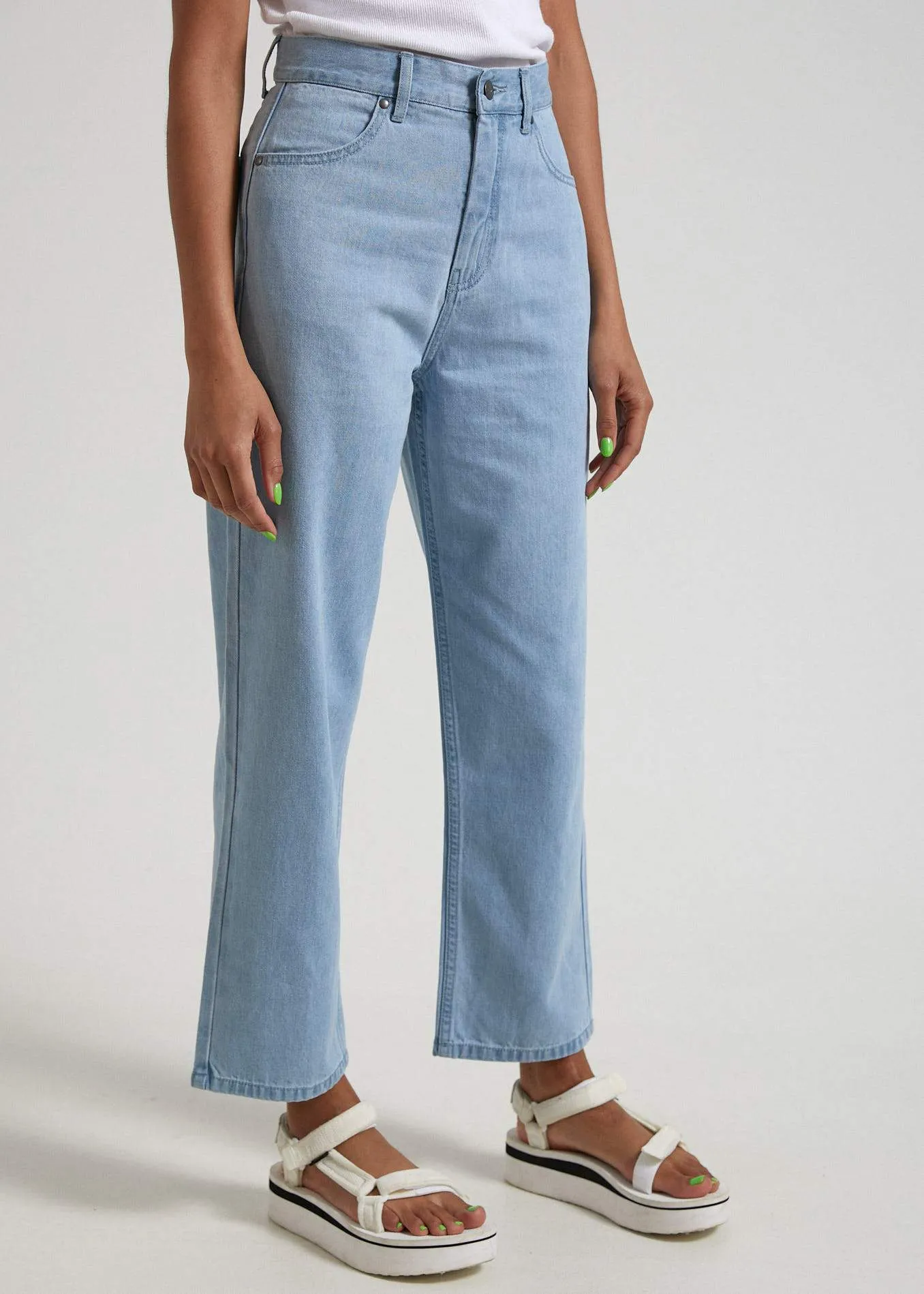 Shelby  - Hemp Denim High Waist Wide Leg Jeans