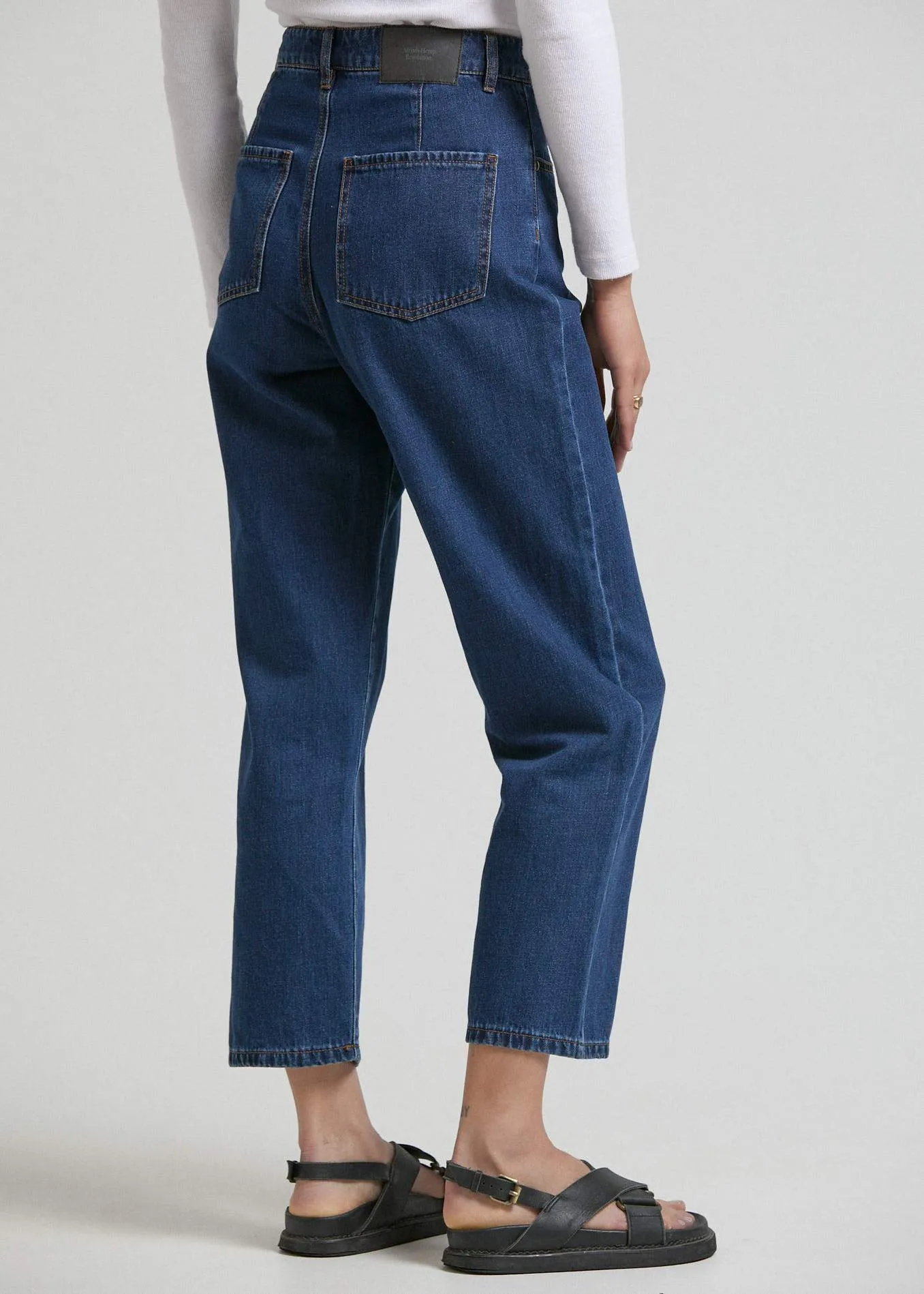 Shelby  - Hemp Denim High Waist Wide Leg Jeans