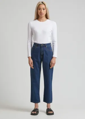 Shelby  - Hemp Denim High Waist Wide Leg Jeans