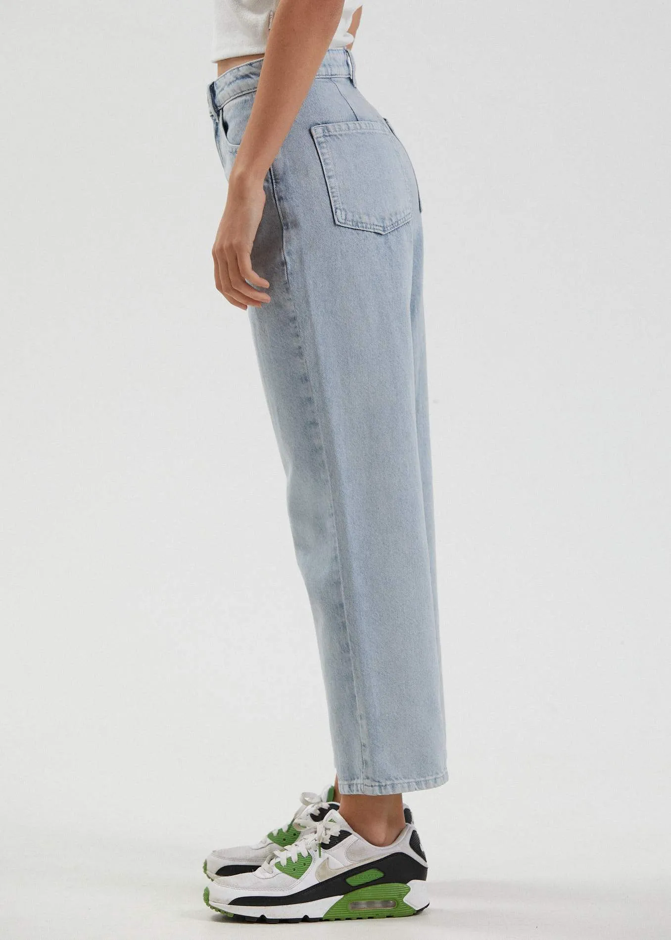 Shelby  - Hemp Washed Denim Wide Leg Jeans