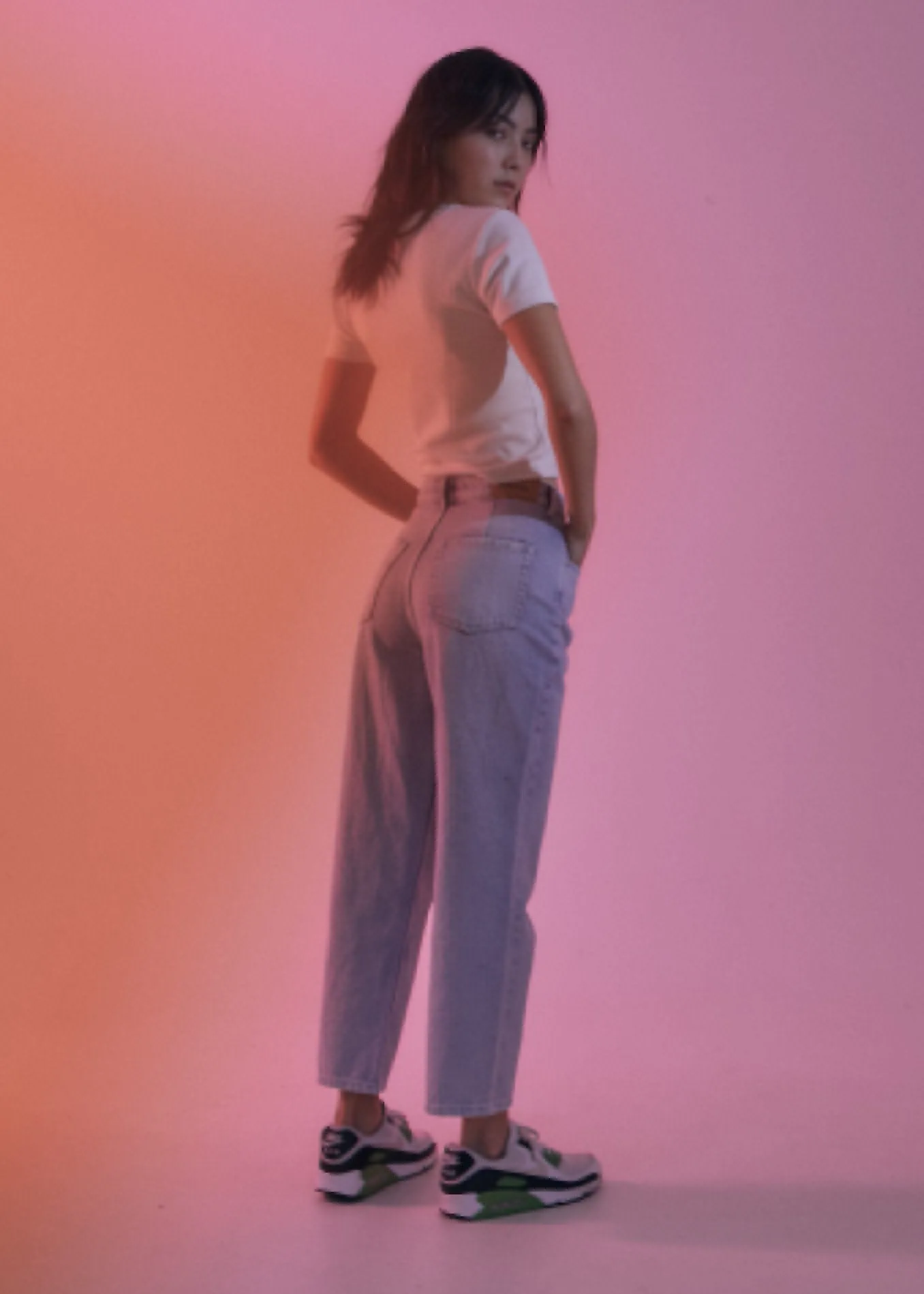 Shelby  - Hemp Washed Denim Wide Leg Jeans