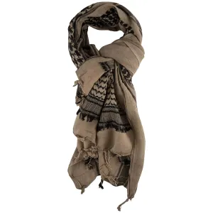 Shemagh Head Scarf Sand / Black