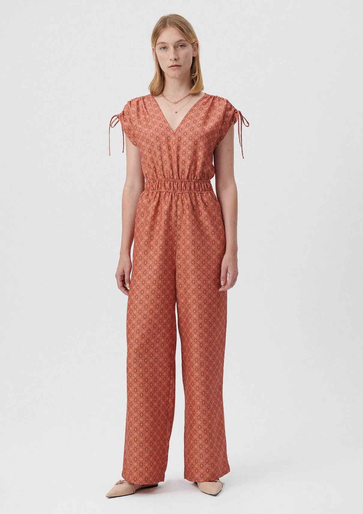 Shoulder Detailed Overalls