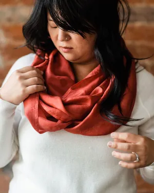 Silk Infinity Scarves