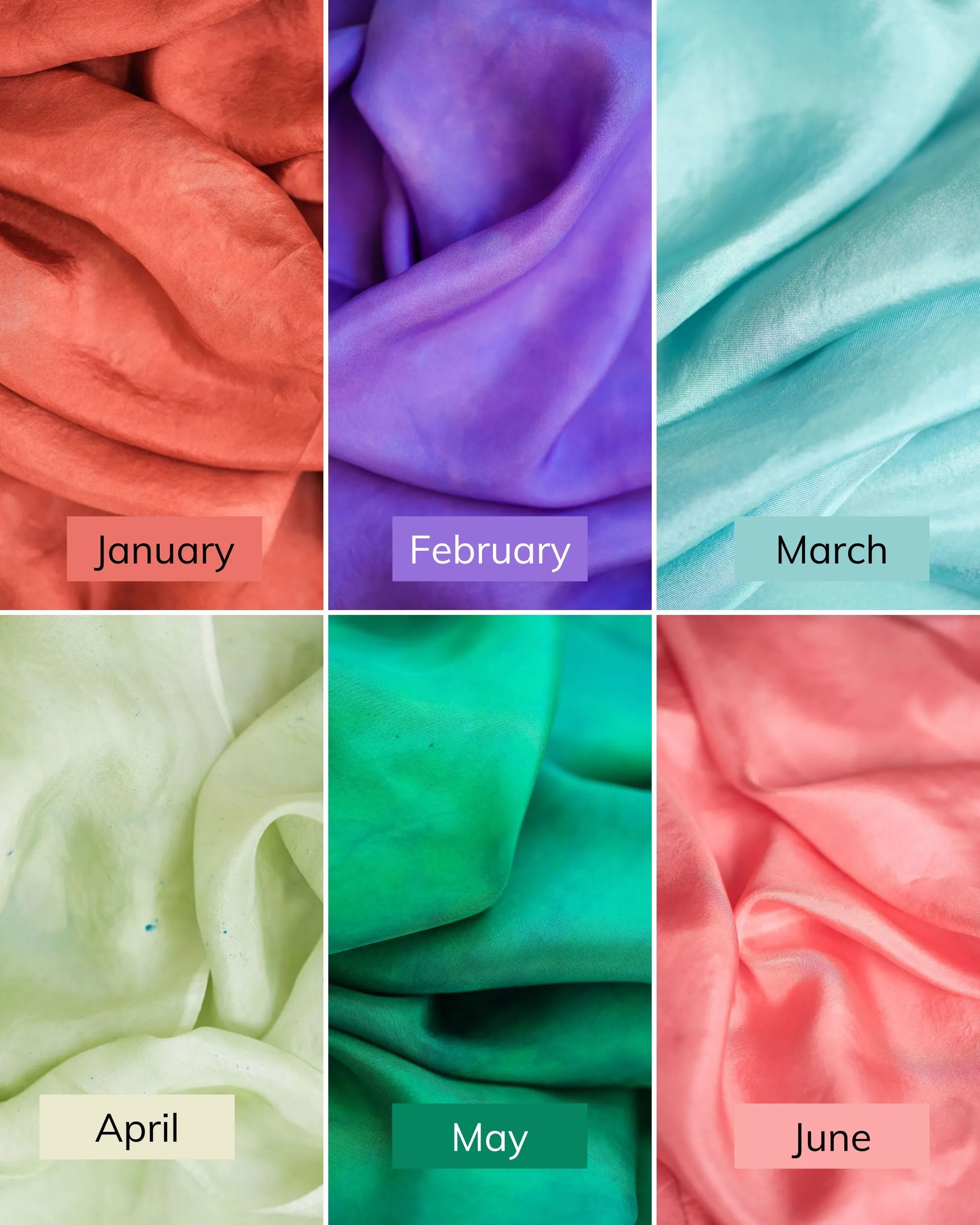Silk Infinity Scarves