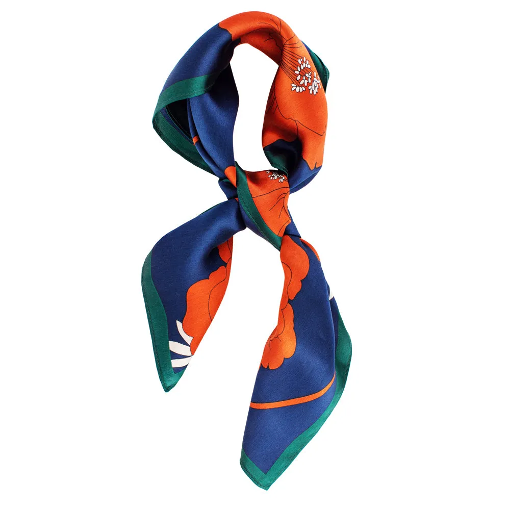 Silk Poppy Scarf