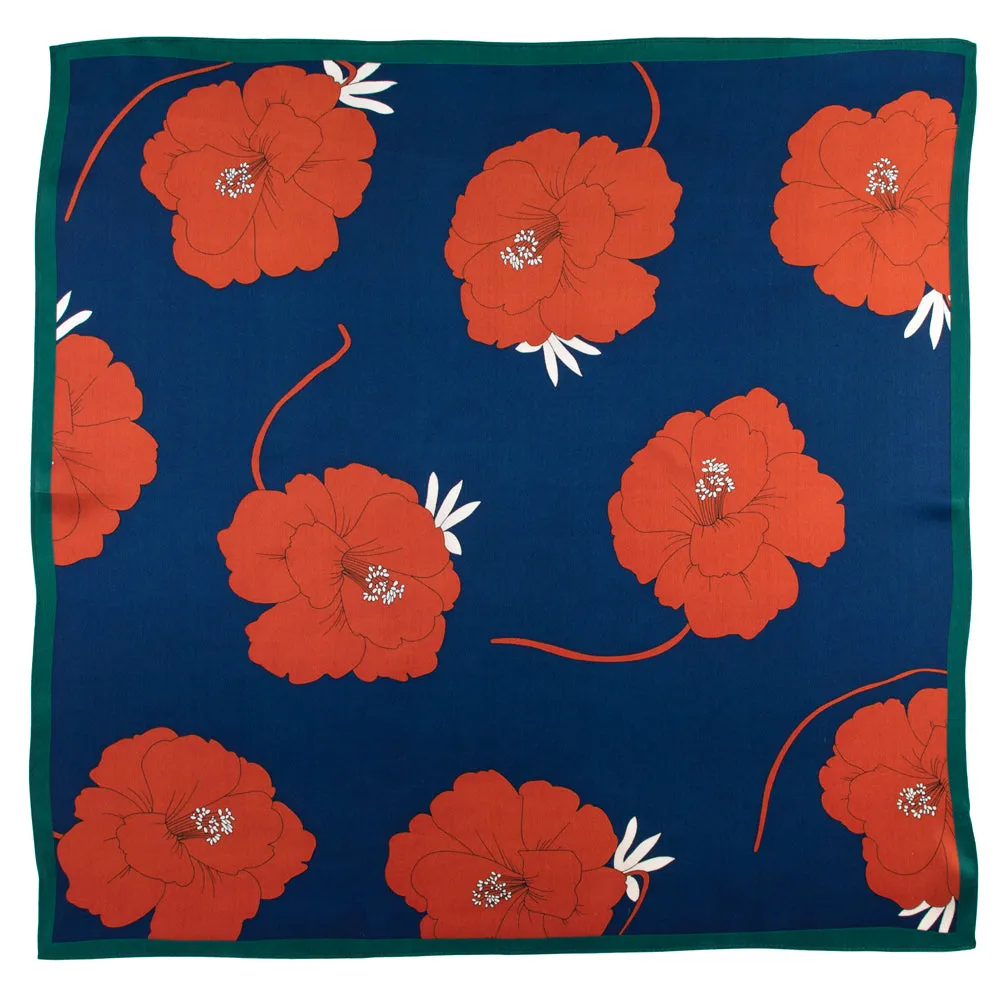 Silk Poppy Scarf