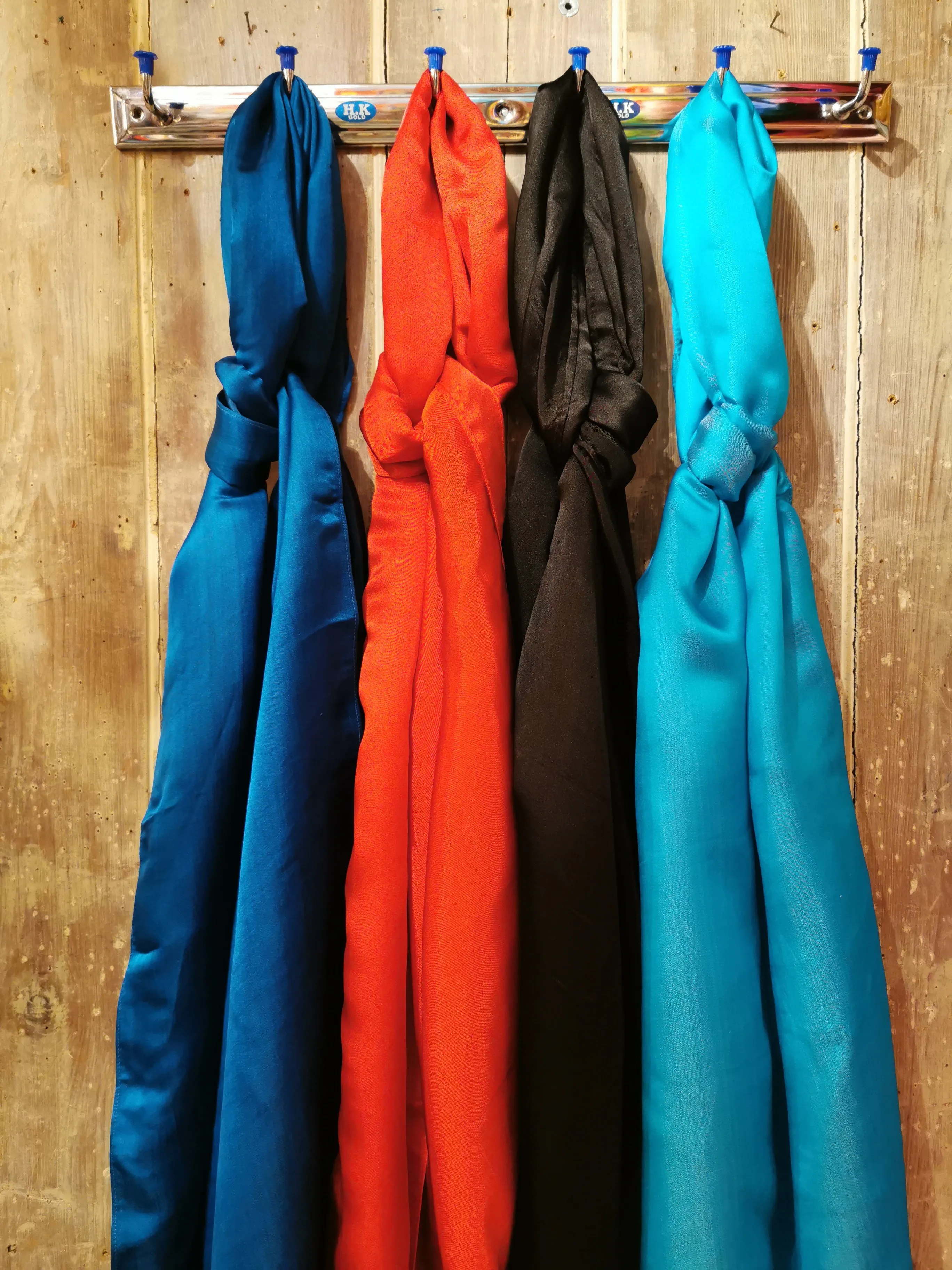 Silk satin scarf