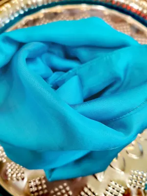 Silk satin scarf