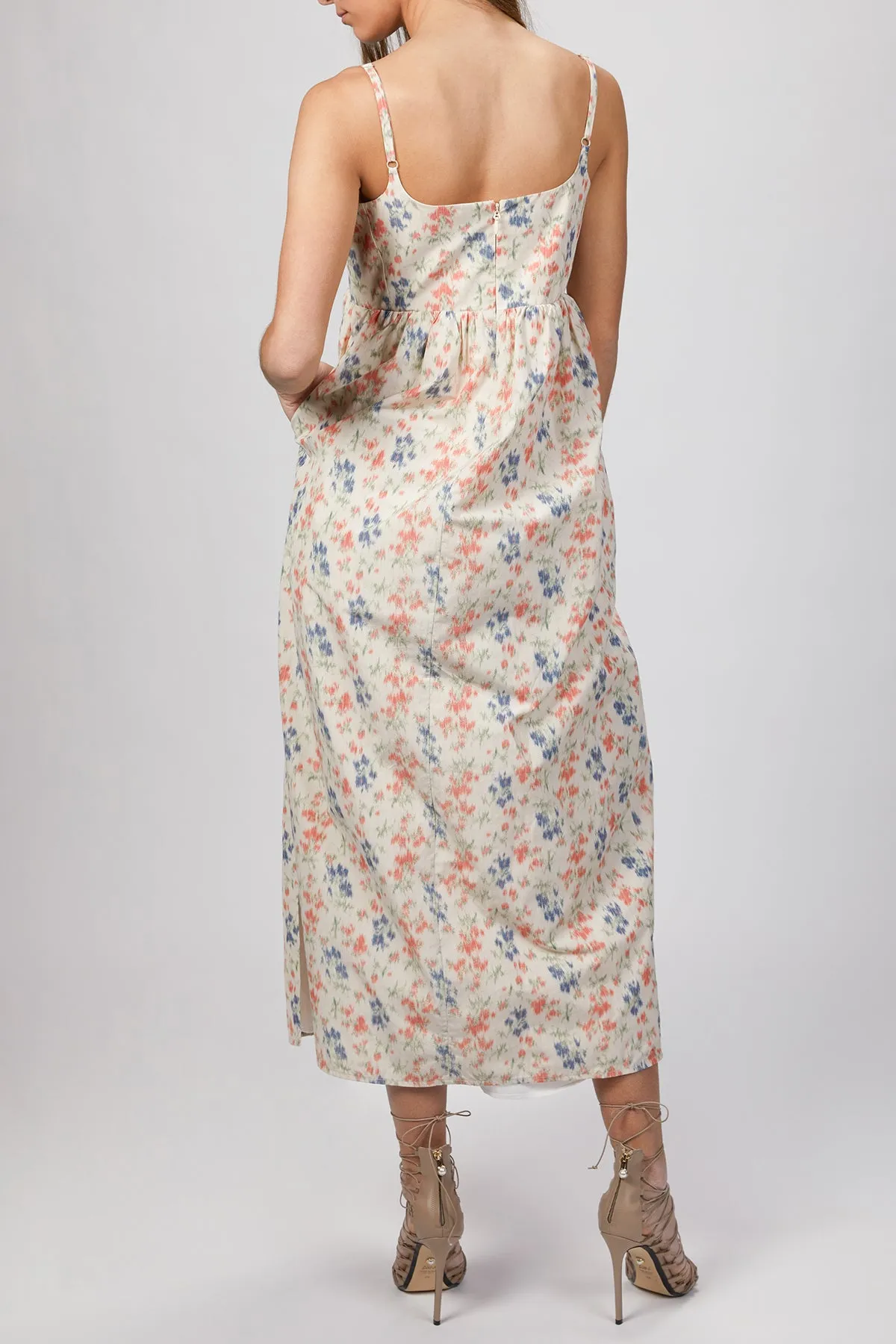 SLEEVELESS LONG EMMA DRESS