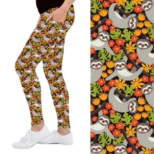 Sloth Safari Deluxe Pocket Leggings