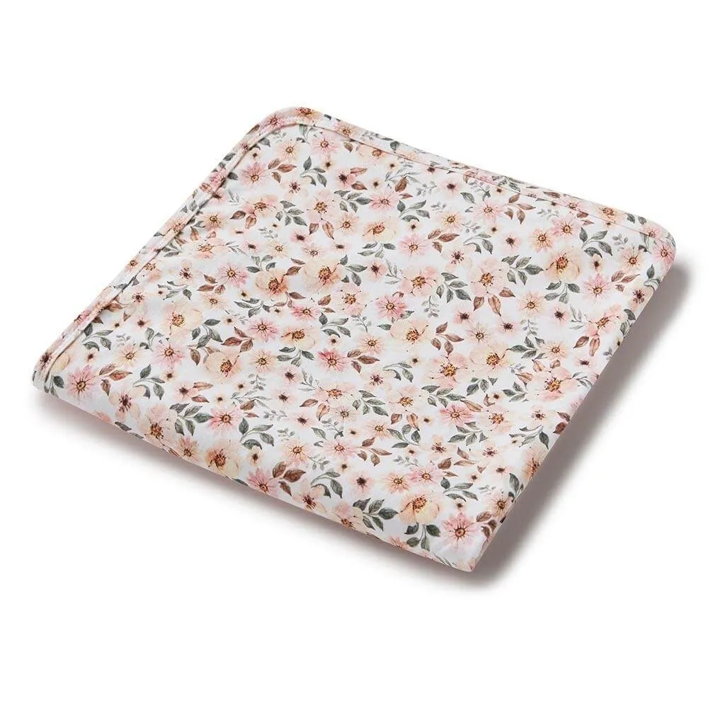 Snuggle Hunny Spring Floral Wrap & Headband Set