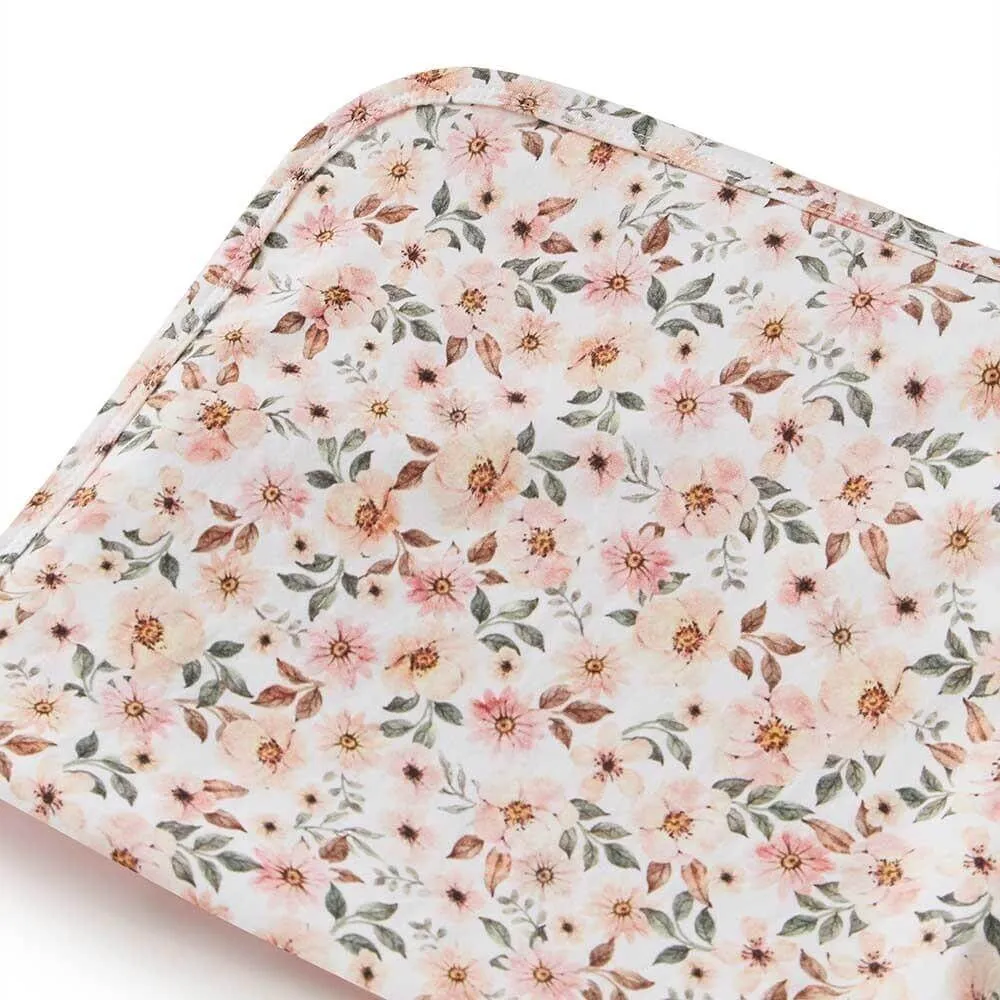 Snuggle Hunny Spring Floral Wrap & Headband Set