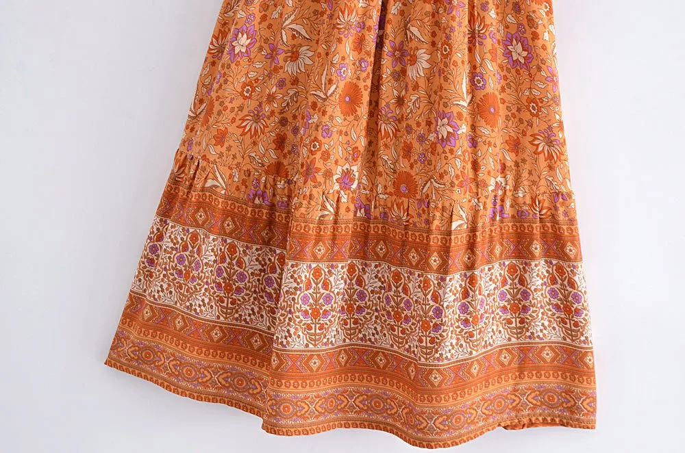 SOPHIA Bohemian Chic  Wrap Mini Dress