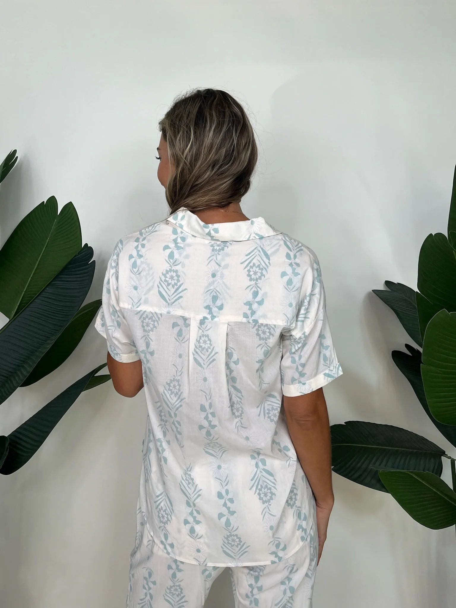 Splendid Wesley Short Sleeve Button Down