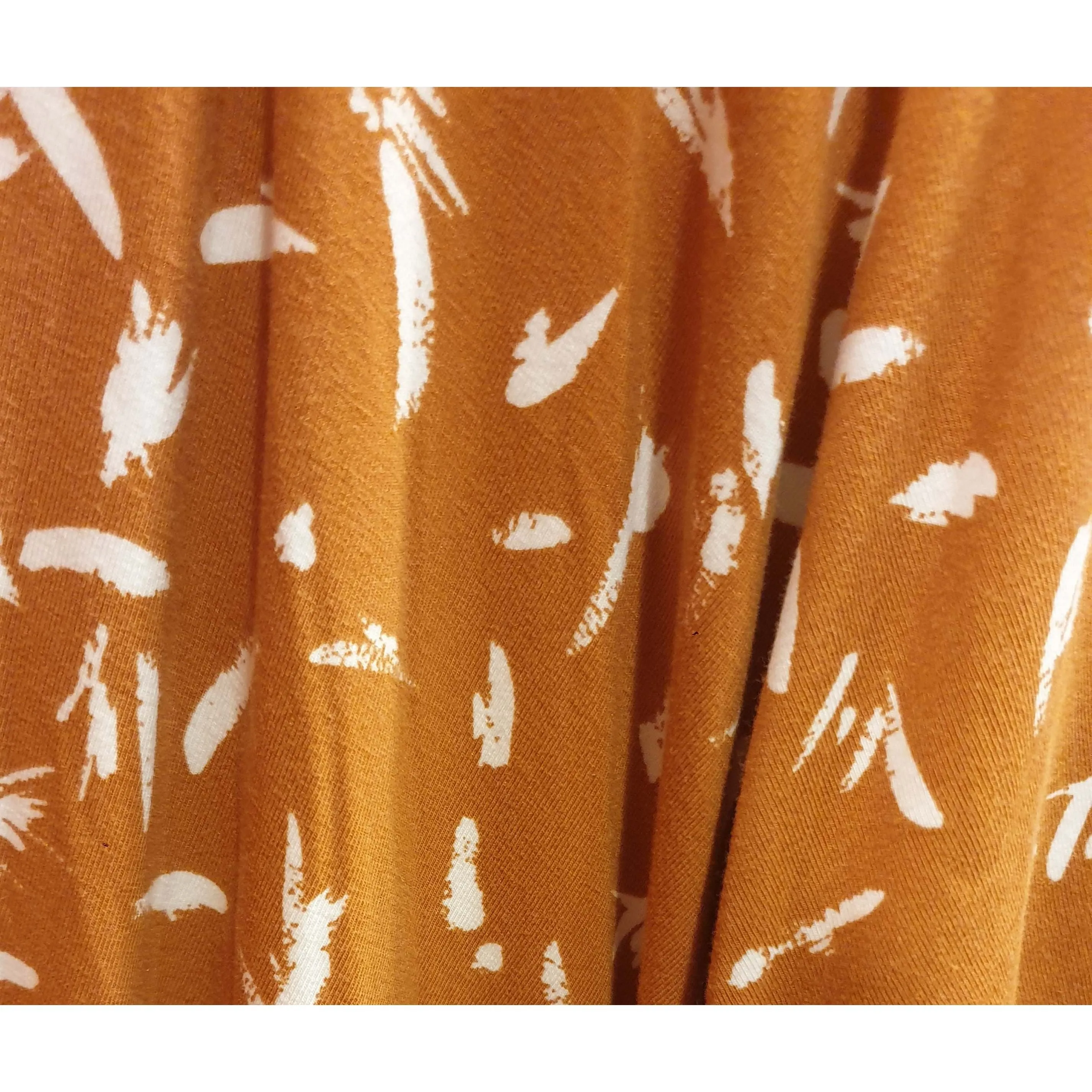 Sportscraft orange print wrap dress size 20