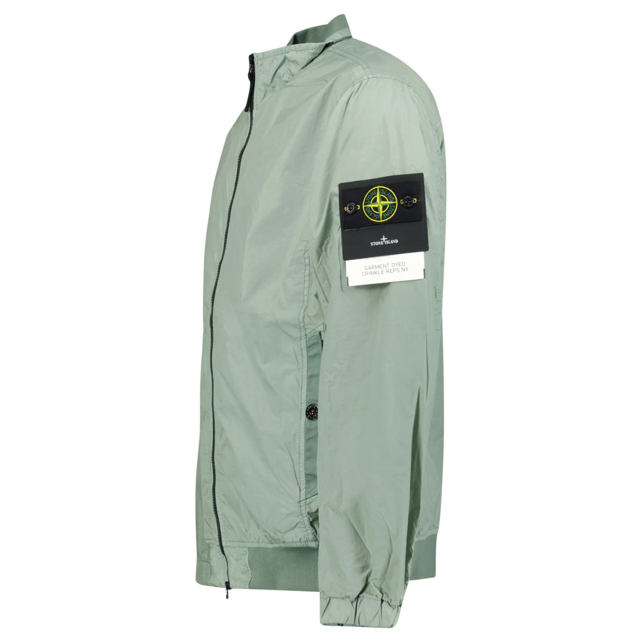STONE ISLAND CAPOSPALLA CRINKLES REPS R-NY JACKET GREEN