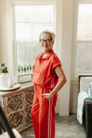 Sue Pant Set - Red