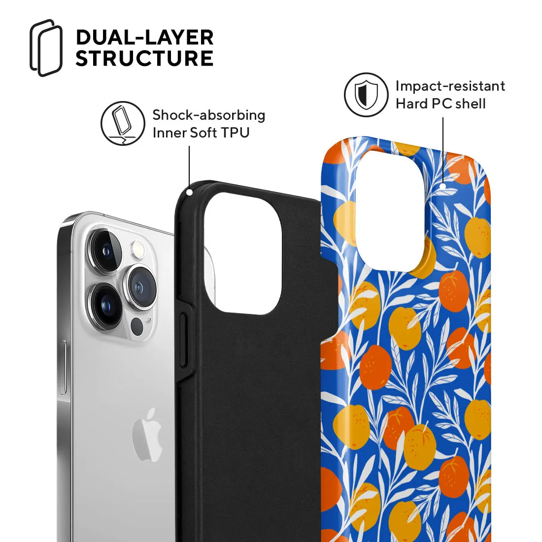 Summer Tangerine Custom - iPhone 13 Pro Max Case
