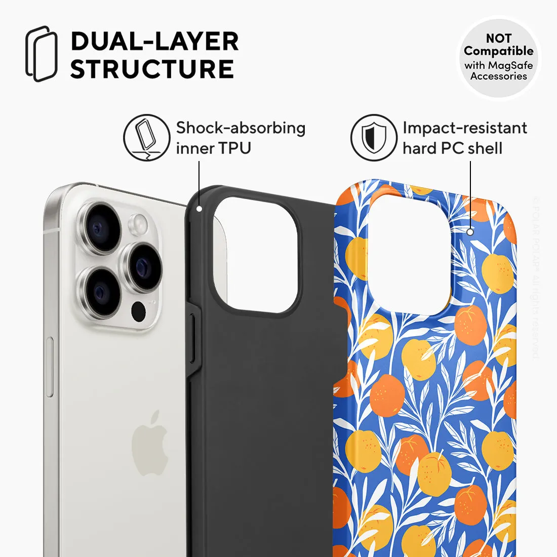 Summer Tangerine Custom - iPhone 15 Pro Max Case