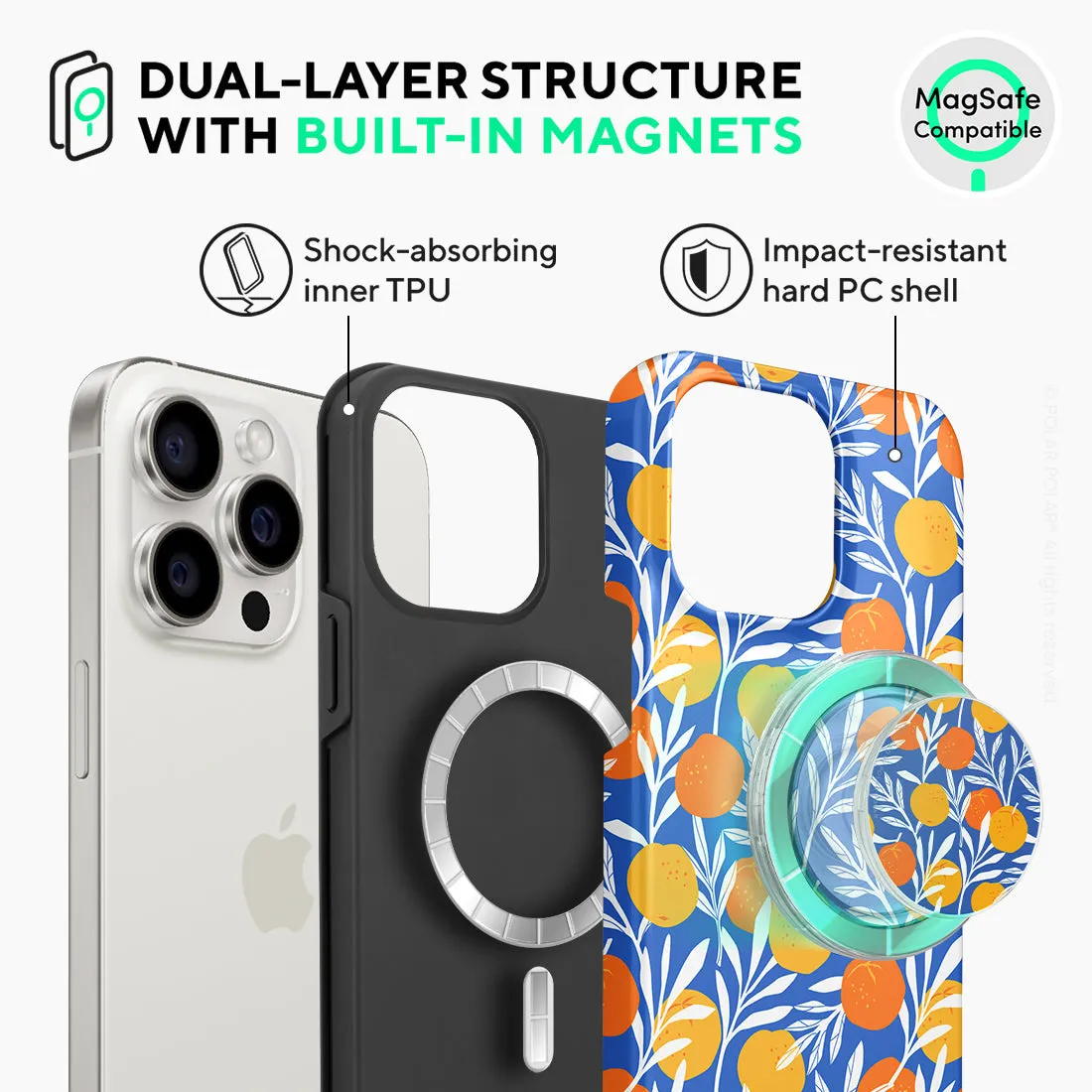 Summer Tangerine Custom - iPhone 15 Pro Max Case