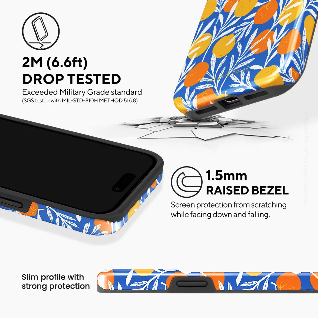 Summer Tangerine Custom - iPhone 15 Pro Max Case