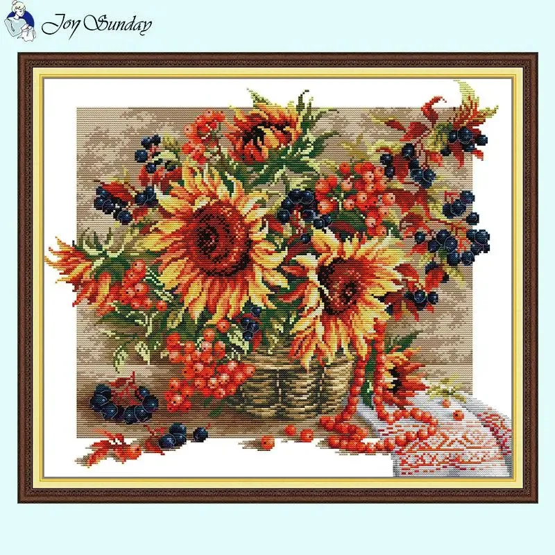 Sunflower Berry Basket