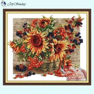 Sunflower Berry Basket