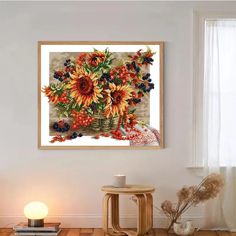 Sunflower Berry Basket