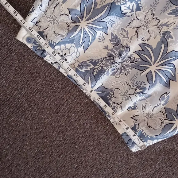 💙Talbots💙 - Blue/White Floral Linen Blend Maxi Wrap Skirt