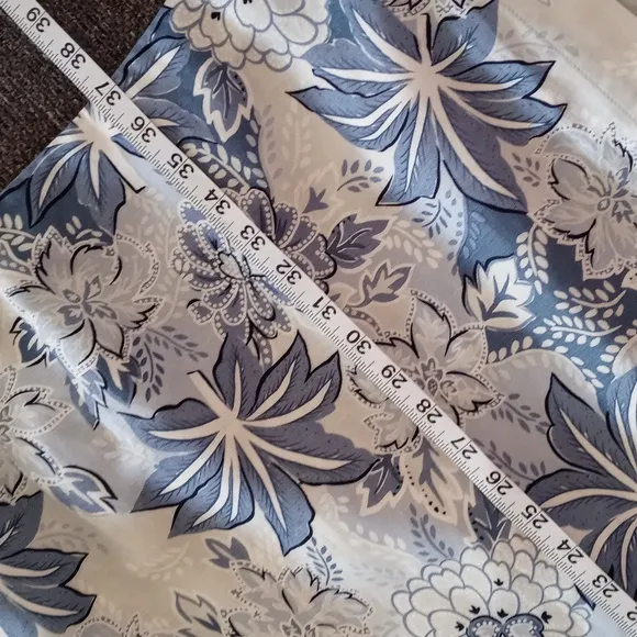 💙Talbots💙 - Blue/White Floral Linen Blend Maxi Wrap Skirt