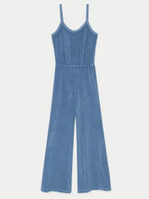 The Elma Flare Jumpsuit in Terry