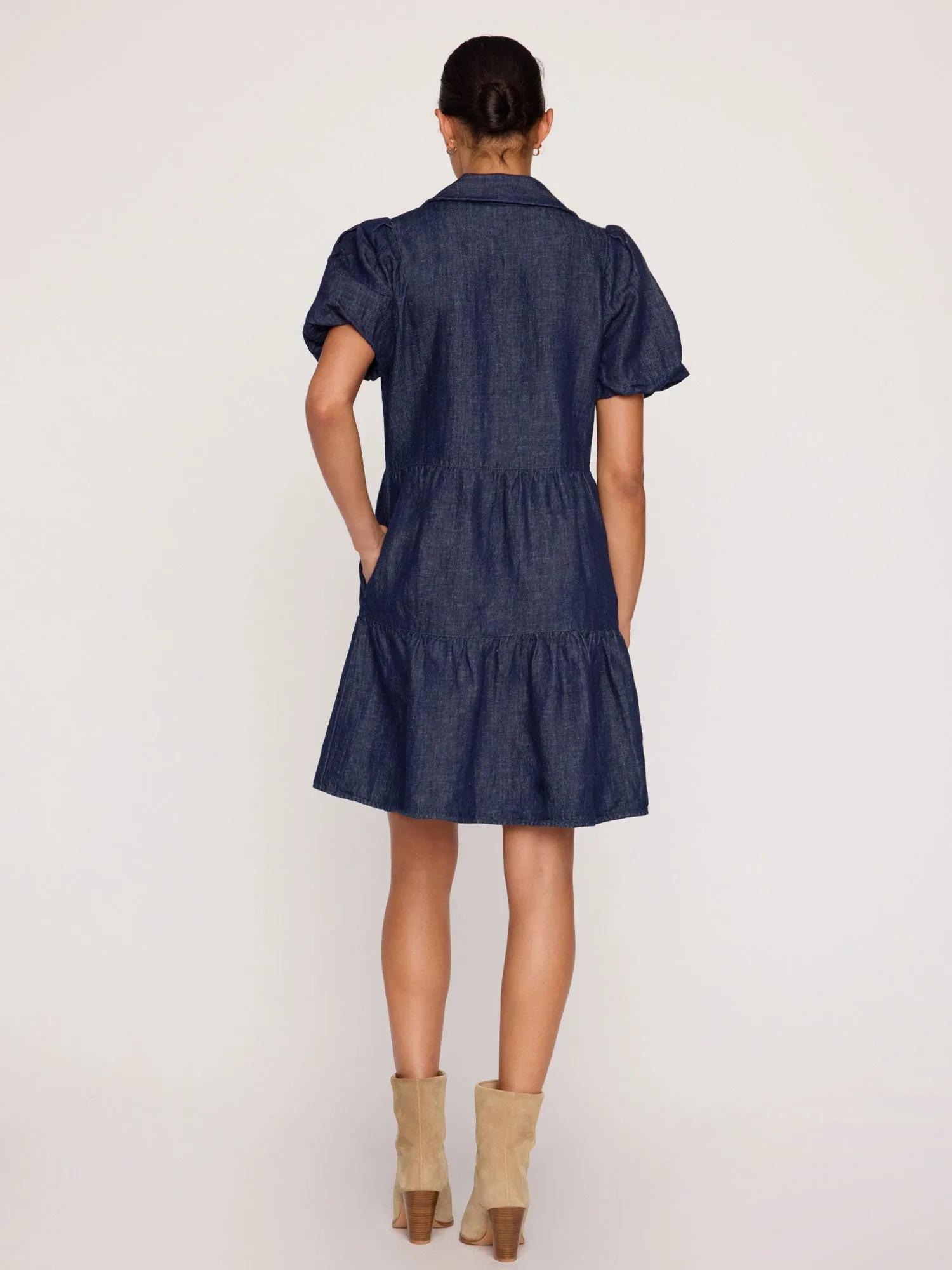 The Havana Mini Indigo Dress