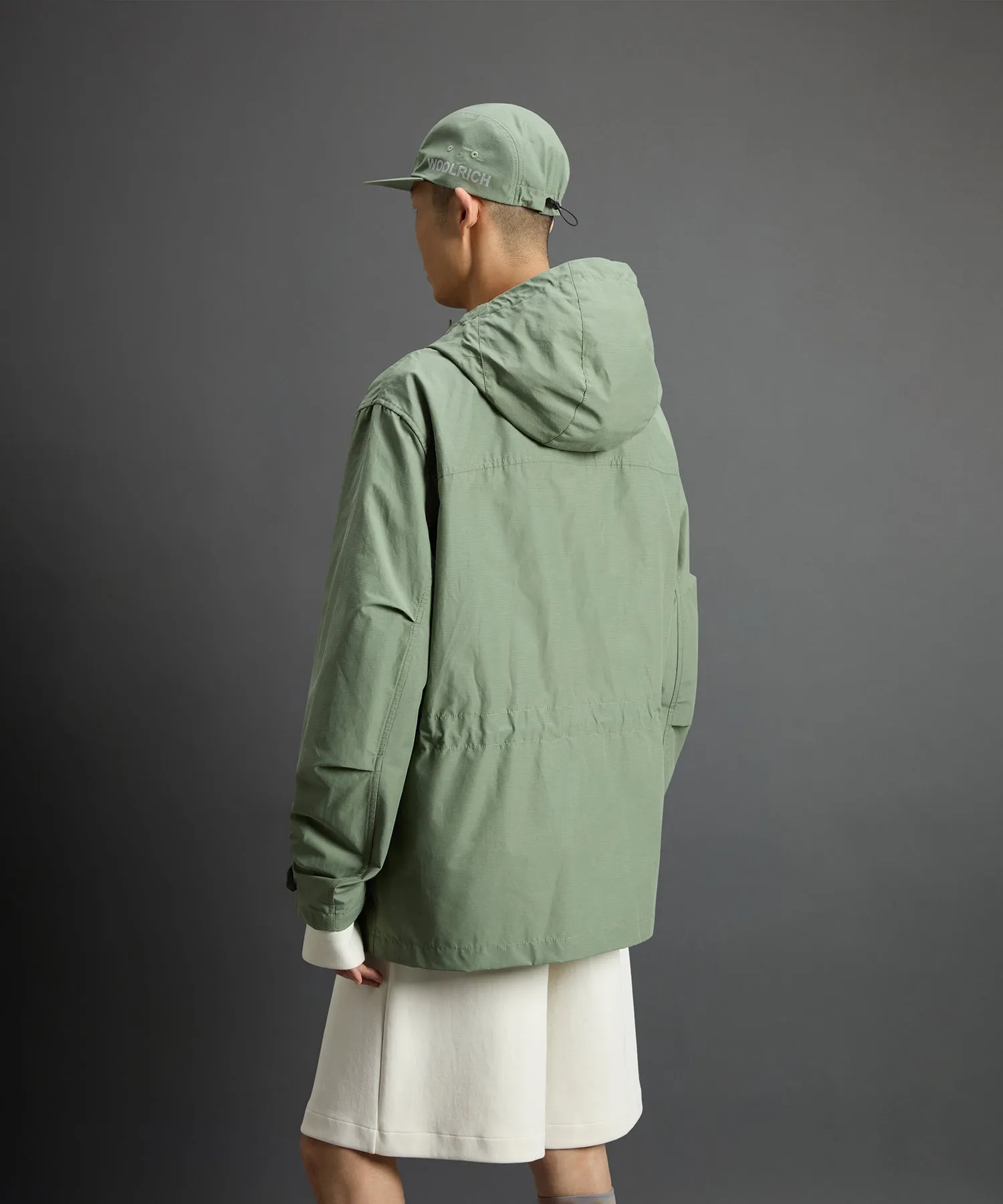 Todd Snyder x Woolrich Fishing Jacket in Sage