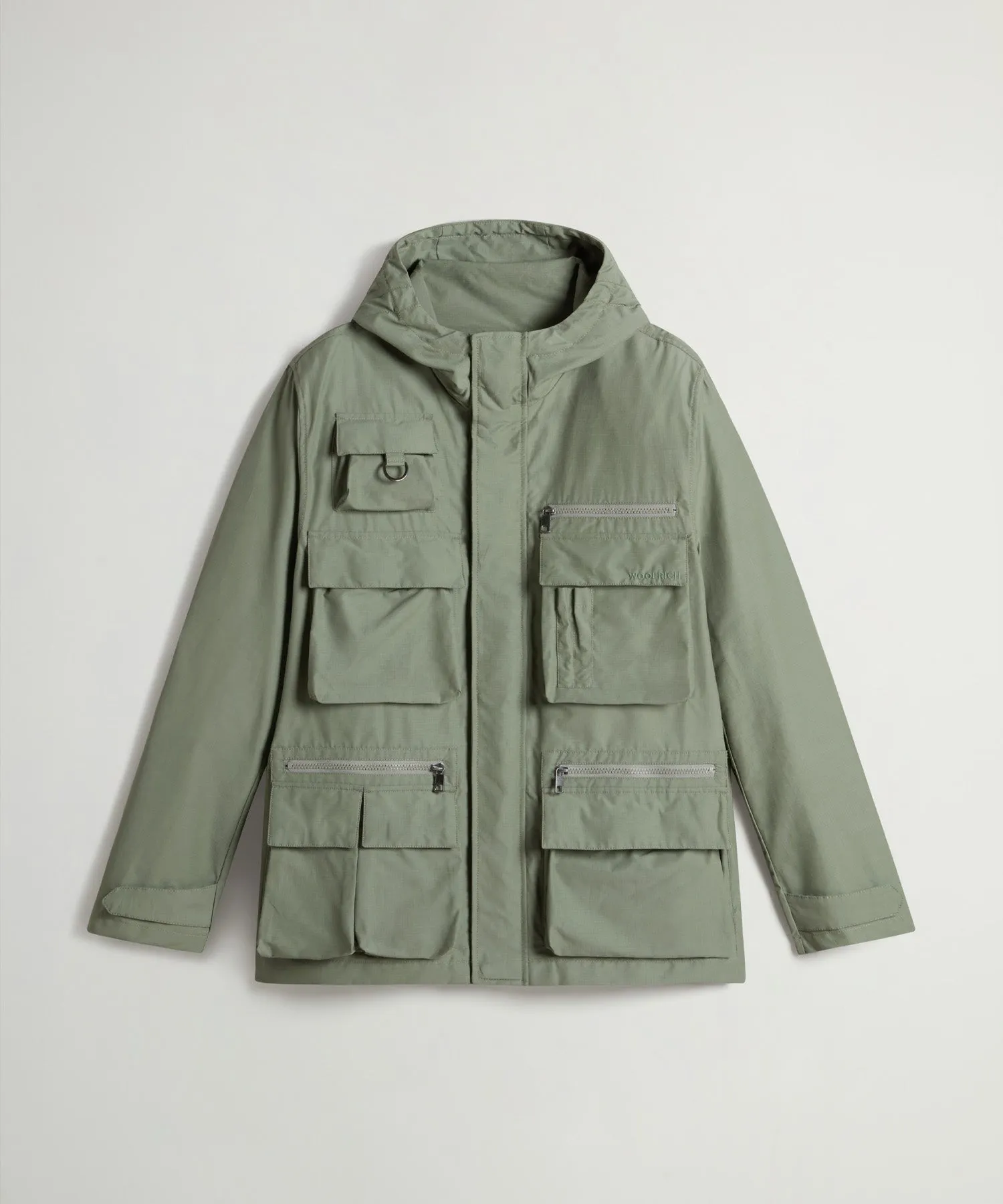 Todd Snyder x Woolrich Fishing Jacket in Sage