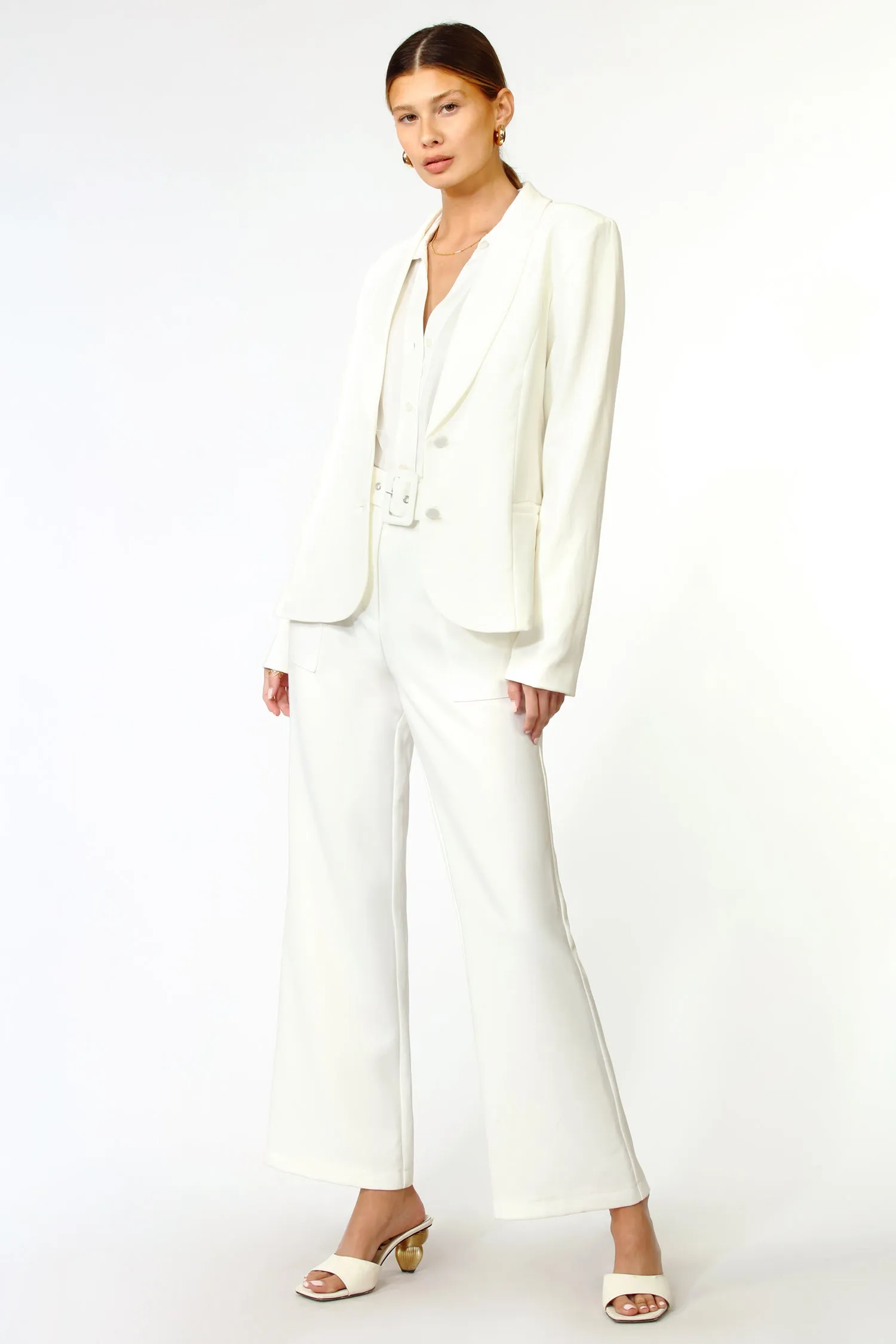 Toni High Rise Belted Trousers
