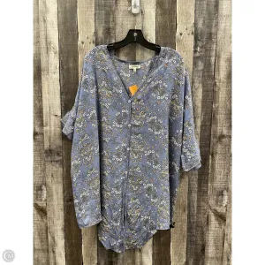 Top Short Sleeve By Max Studio In Multi-colored, Size: 2x