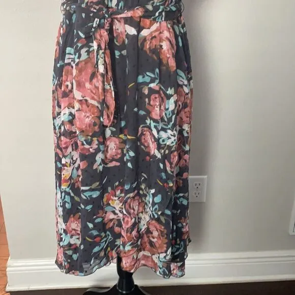Torrid Faux Wrap Floral Print Dress Size 00