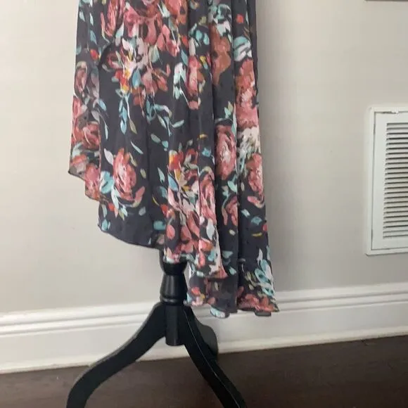 Torrid Faux Wrap Floral Print Dress Size 00