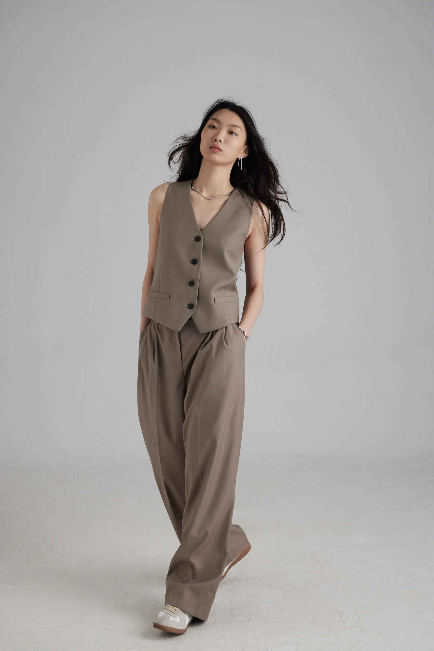 TR2420 Noelle Suit Wide-leg Pants