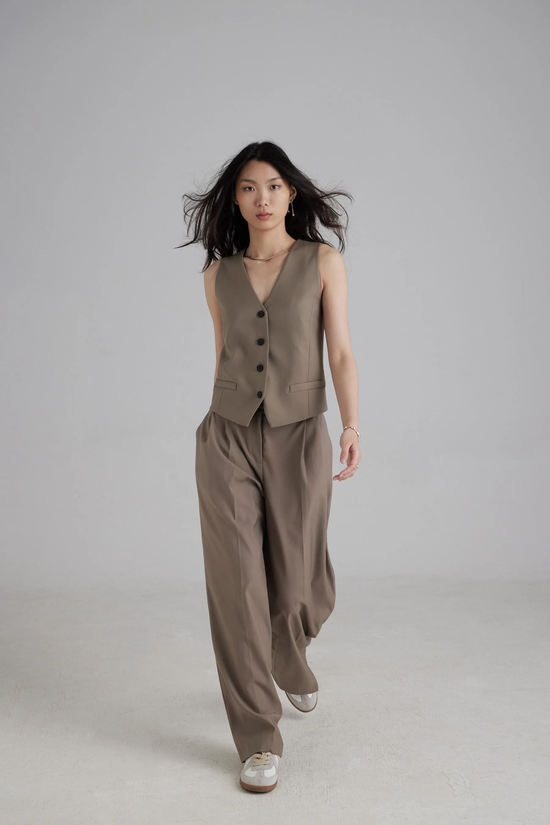TR2420 Noelle Suit Wide-leg Pants