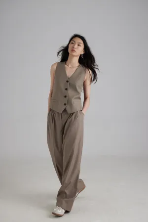TR2420 Noelle Suit Wide-leg Pants