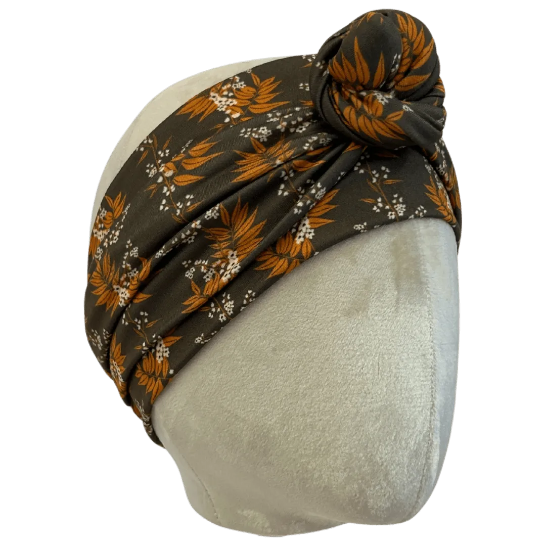 Twiggy Flowers Wrap Headband