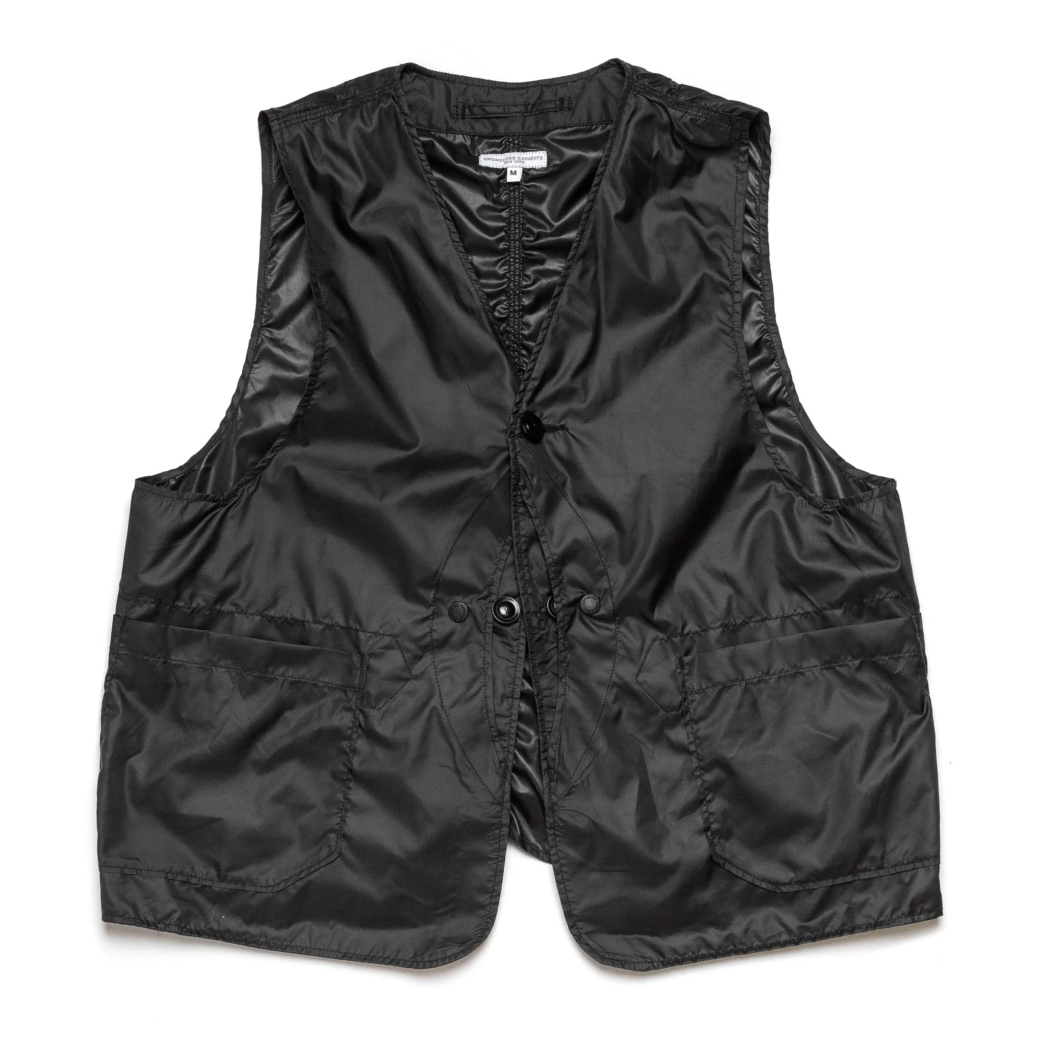 Upland Vest 21S1C005-ZT125 Polyester Taffeta Black