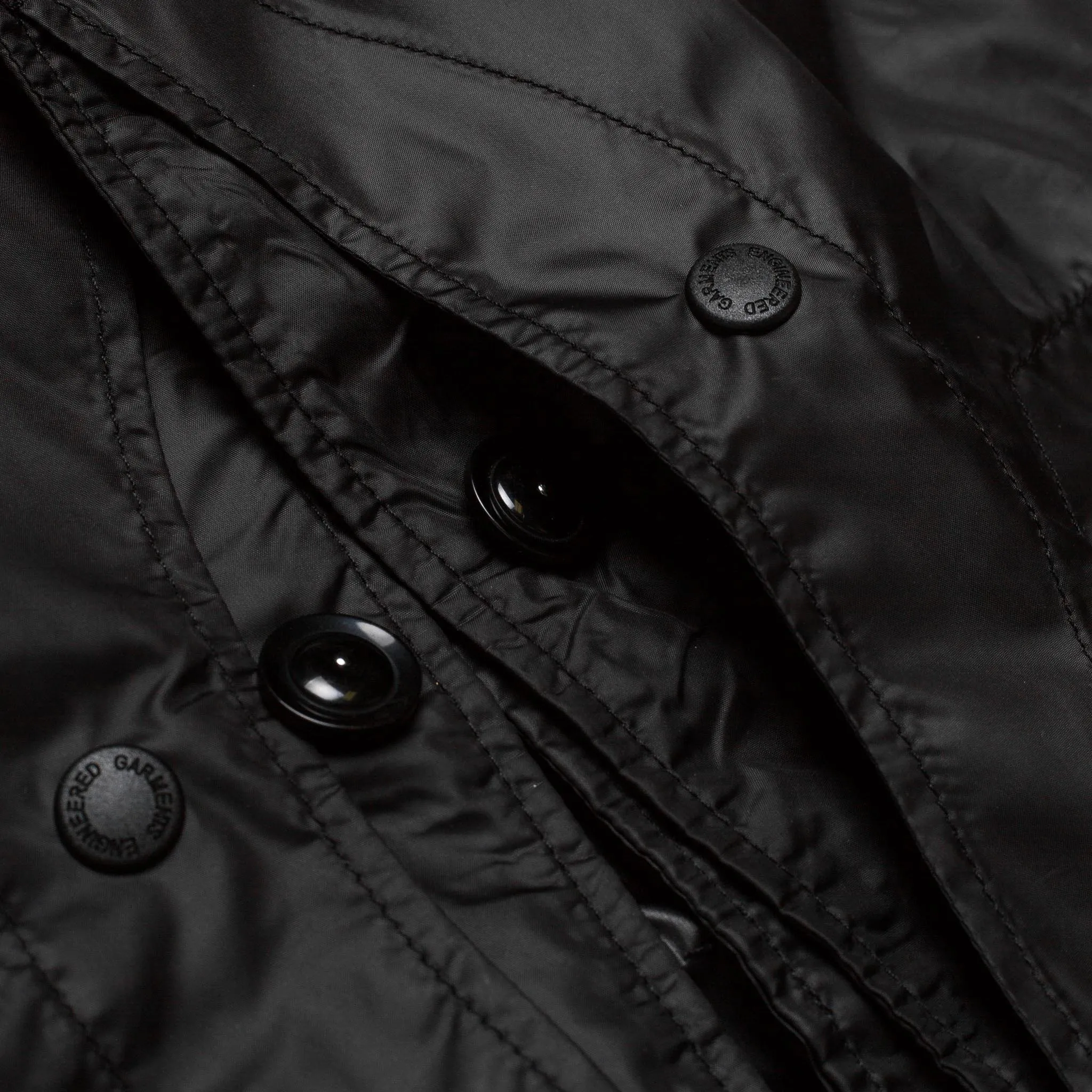 Upland Vest 21S1C005-ZT125 Polyester Taffeta Black