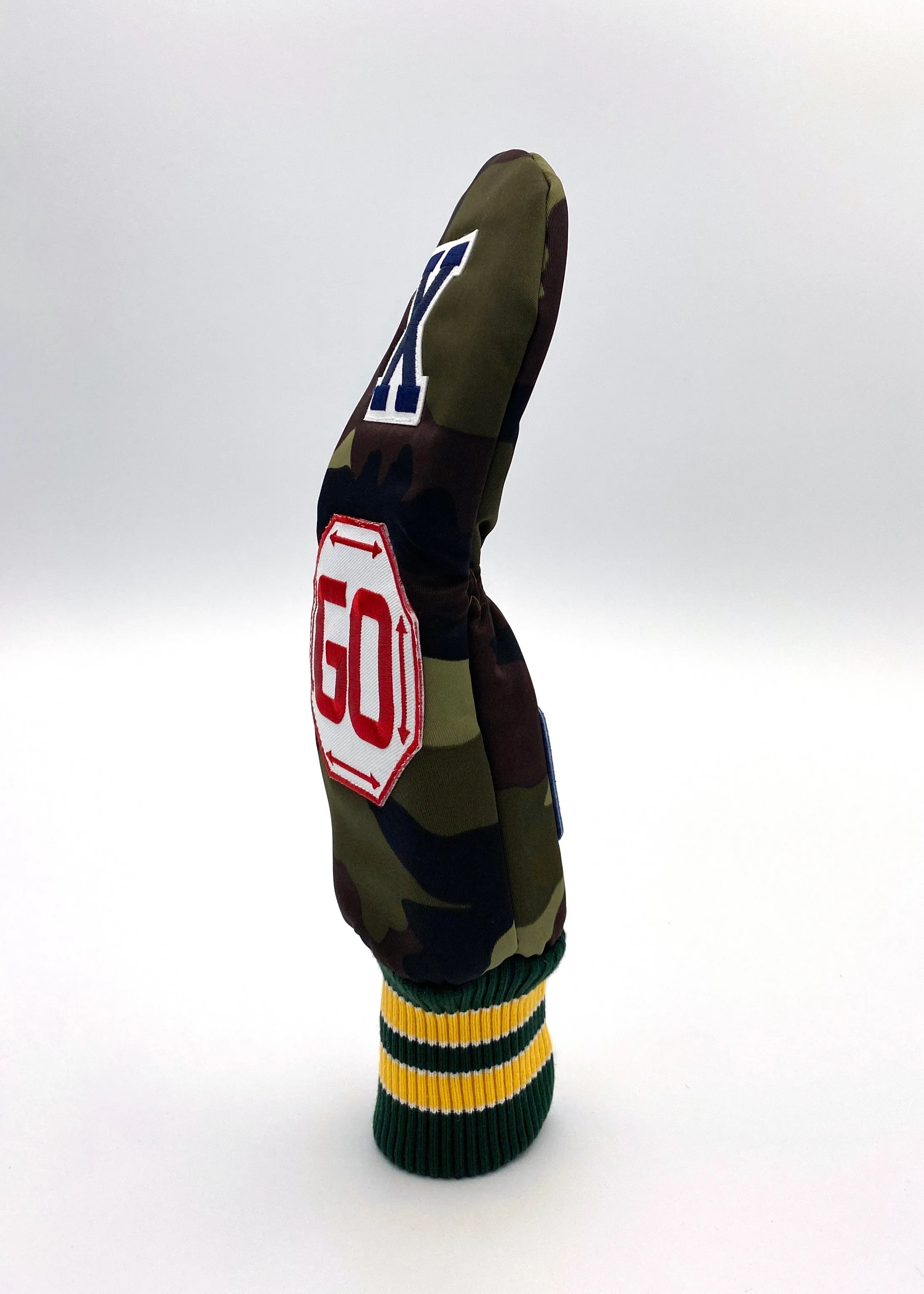 Utility / Hybrid / UT/ Camo Printed Great-Nylon Twill /  Woodland Camo x RED GO x Navy X [UTHCM005-WC]