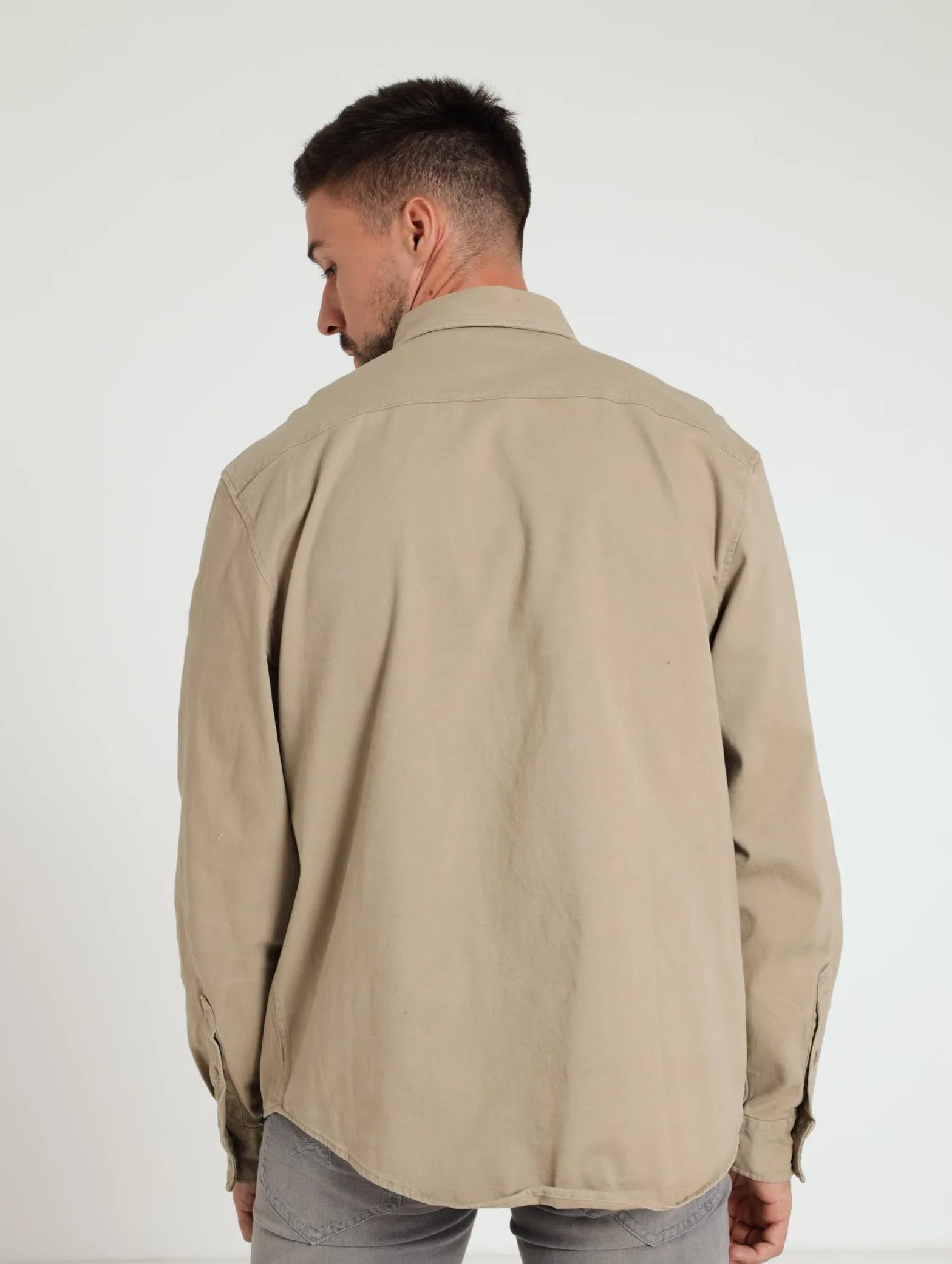 Utility Shacket - Stone