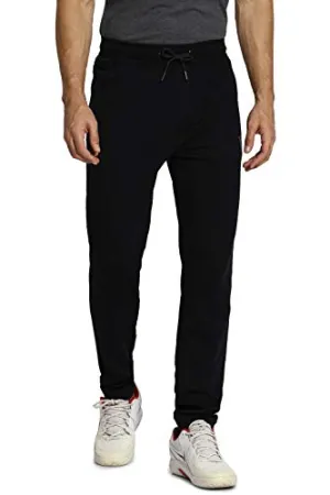 Van Heusen Athleisure Men's 0 Track Pants (50051_Black_L)