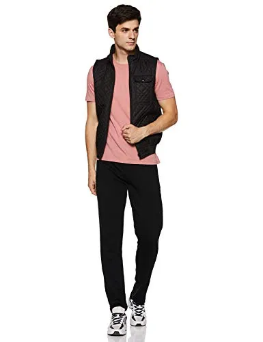 Van Heusen Athleisure Men's 0 Track Pants (50051_Black_L)
